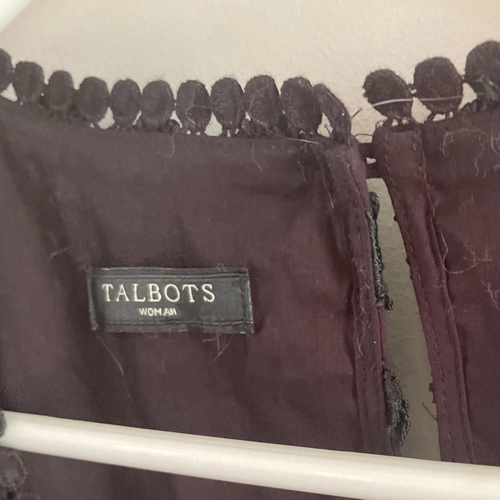 Talbots dress short sleeve shirt